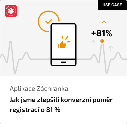 záchranka case study ux analýza